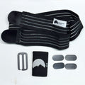 BW Belt Wrap elastic band with Velcro ends, aluminum G-Hook buckle, logo keeper and four spare Velcro patches