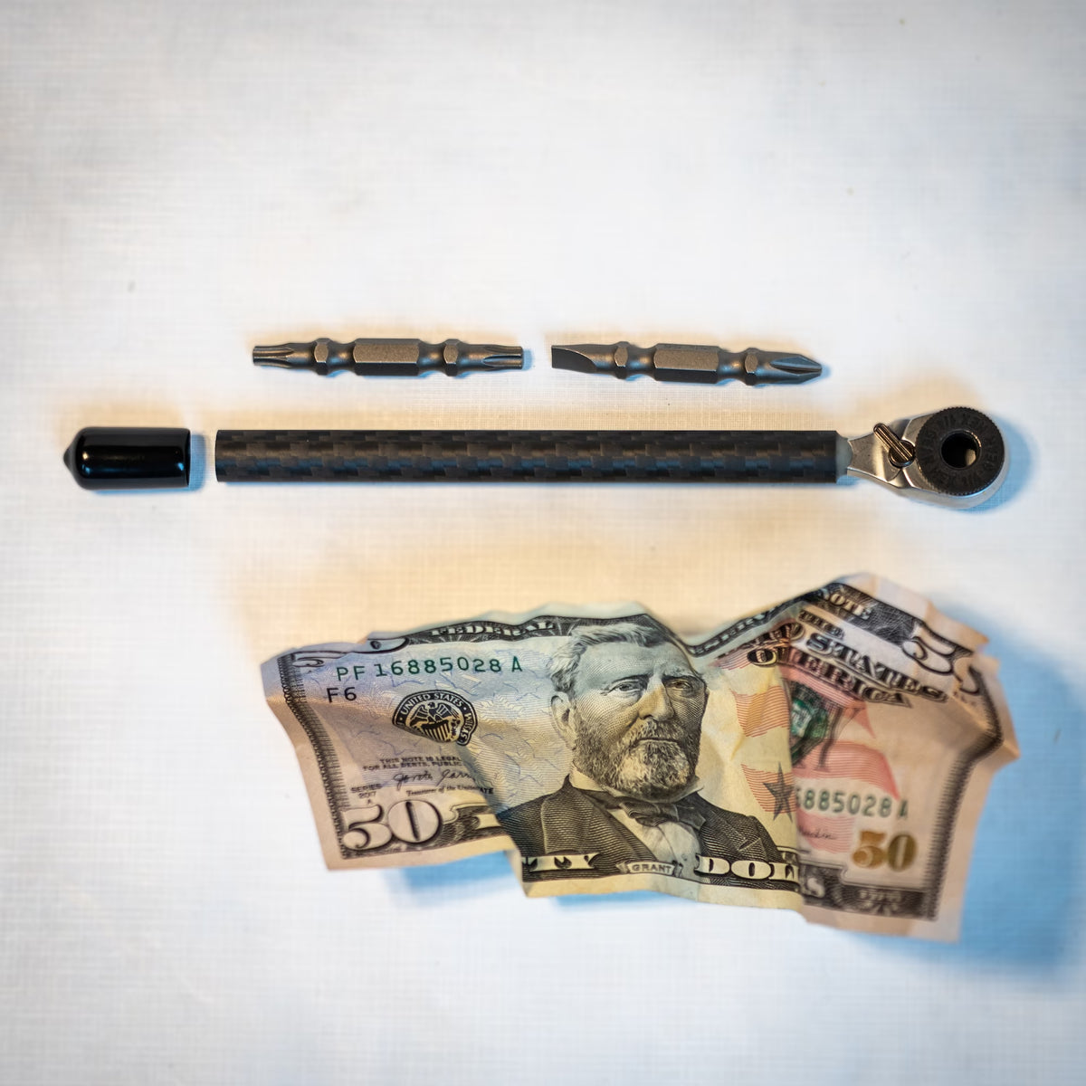 Carbon Fiber Handle Mini Ratchet